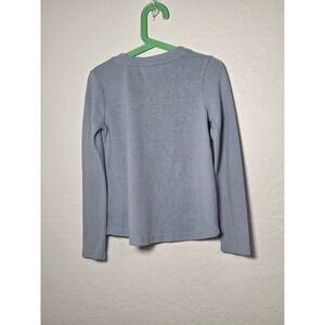 Copper Key Kids Light Blue Long Sleeve Knit Crewneck Top Size S F34KC801G